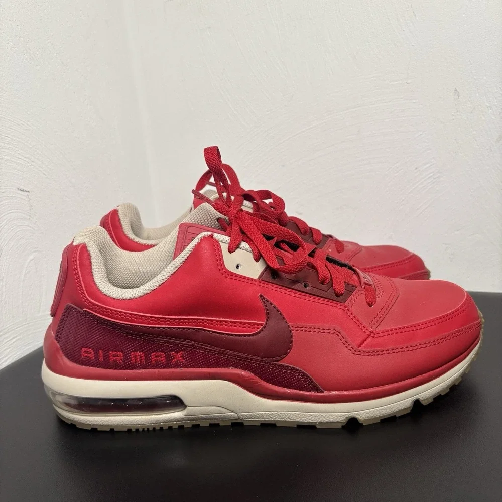 Nike Air Max LTD 3‎ Gym Red Team Red String 810880-660 Men's Size 10 Shoes